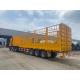 Twist Locks Equipped 60-80 Tons Stake Animal Transport Fence Semi Trailer for Transport