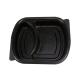 Transparent Black 10 Inch Disposable Cake Containers