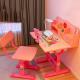 Baby Childrens Pink Table And Chairs Set With Storage Age 5 6 7 8
