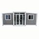 Double Wing Prefab Expandable Container House Contemporary Design Style
