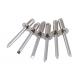 DIN7337 Zinc Plated Aluminum Blind Rivets , Open End Stainless Steel Blind Rivets 4.8 X 10mm