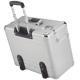 4 Wheels Aluminium Trolley Case , Large Aluminum Tool Box 450X330X150mm