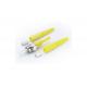 Yellow Boot Fast Connect Fiber Connectors , ST / UPC 2.0mm Duplex Sc Fiber Optic Connector