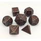 Manual Grinding Tiny Polyhedral Dice , Polishing Unique Metal Dice