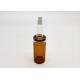 Pearl luster Amber Color 10ml Glass Cosmetic Bottle