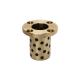 Low Friction C86300 Graphite Bronze Bearing SPW/JTW/SBW Cylindrical Flange Bush for Heavy Duty