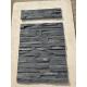 Black Stick Stacked Stone Veneer For Interior / Exterior Wall Decoration