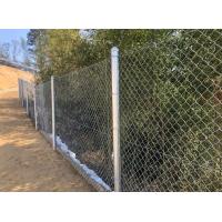 9 Gauge X 2 Chain Link Fence Fabric , Galvanized Chainlink Fencing Longlife