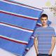 Breathable Plain Cotton Sweat Absorbent Striped Knit Fabric 190cm Width