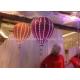Women Dress Store Fiberglass Balloons Custom Size Decorative Hanging With LED
