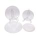 4mm Thick Texture Transparent Glass Plate Cutlery Set