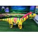220V Motorized Animatronic Animals For Amusement Park / Outdoor Dinosaur Statues
