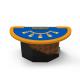 Customized Size Casino Poker Table With Standard Cup Holders