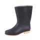 Steel Toes CE EN 20347 PVC Safety Rainboots with Midi Boot Height and Reflective Tape