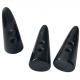 2 Hole GRS Horn Shaped Toggle Buttons / Horn Tooth Shape Black Color