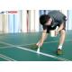 Plastic Indoor Badminton Court Flooring 7mm UV Coating