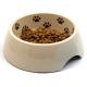 Paw Printed Outside Dog Food Bowl , A5 Melamine Middle Size Dog And Cat Bowls