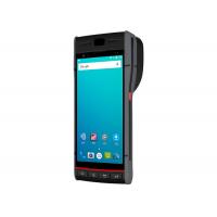 Android Machine Smart Handheld PDA With Label Sticker Printer In Bus Ticket