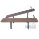 outdoor wooden fitness equipment--WPC Outdoor Fitness Equipment Wooden Wab/Sit up Board for park