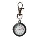 FOB Nurse Pocket Watch Black Nurse Watch Keychain Hospital Clock Pink Luminous