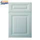 PVC Membrane Classic Cabinet Doors Solid Color With 0.3mm Thickness