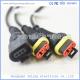 Bus Internal 16 Pin Terminal Cable , Vehicle Interior Automobile Anti Plug-In Cable