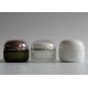 Non Toxic 2 Oz 60Ml Opal White Glass Cosmetic Jars For Facial Mask Emulsion
