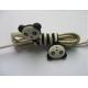 Custom Bear Silicone Rubber Earphone Cord Cable Winder With Extra Long Size , For Promotion Gift