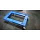 Transportation Plastic Dolly Loading Totes With 3 Inches PU Brake Casters