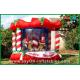Inflatable Christmas Decoration House Bouncer , Custom Inflatables Product