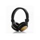 Black Waterproof Overhead Headphones . Over Ear Noise Cancelling Headphones