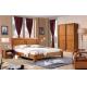 modern wooden double bed room set furniture