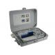 Grey / Beige Fiber Optic Distribution Box 48 Ports ABS FTTH Termination Box