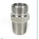 75 Degree Cone Sealing Nipples Galvanized Hydraulic Adapter for Pipe Lines Connect