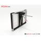 Pedestrian Intelligent Security Tripod Turnstile Gate Access Control With LED Indicator