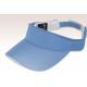 Sky Blue 3 Panels Twill Sun Visor Hat August Sportswear / Self Fabric Sweatband