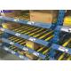 High Efficiency Carton Flow Rack Plastic Gravity Roller Stainless Steel Q235B