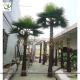 UVG 22ft tall fake palm tree with fan leaves in dubai for park landscaping outdoor use
