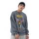 Cotton Acid Wash Crew Neck Jumper Plain 3d Full Print Custom