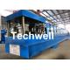 C Purlin Steel Roll Forming Machine With Hydraulic Punching 17 Forming Stations