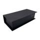 Black Foldable Magnetic Closure Gift Box CMYK PMS Cardboard Presentation Box