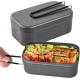 Mess Tin Camping Bento Box Military Camping Cookware Kit Lunch Container Steaming Rack Set with Storage Bag Picnic