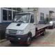 IVECO Diesel Engine Wrecker Tow Truck , Flatbed Breakdown Recovery Truck