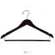 17.5 Inches Childrens Wooden Clothes Hangers Brown Wide Shoulder Wooden Hangers