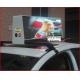 12V Digital Billboard Taxi Led Screen , Acrylic cover Aluminum Frame Small Led Display