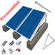 No Penetration Solar Bracket Aluminum Structure Rooftop Ballasted Solar Mounting