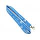 Blue Metal Hook Custom Polyester Lanyards Trade Export Environmental Protection