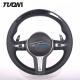 Leather Bmw F10 F30 F32 F82 Steering Wheel 350mm With LED Display Upgrade