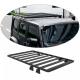 Silver Black Luggage Rack Roof Bar for Jeep Wrangler JK Rail Frame M Compass 2022