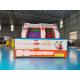 Tarpaulin 4x3m Commercial Inflatable Water Slides Inflatable Bouncy Castle Silk Printing